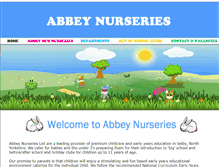 Tablet Screenshot of abbeynurseries.com